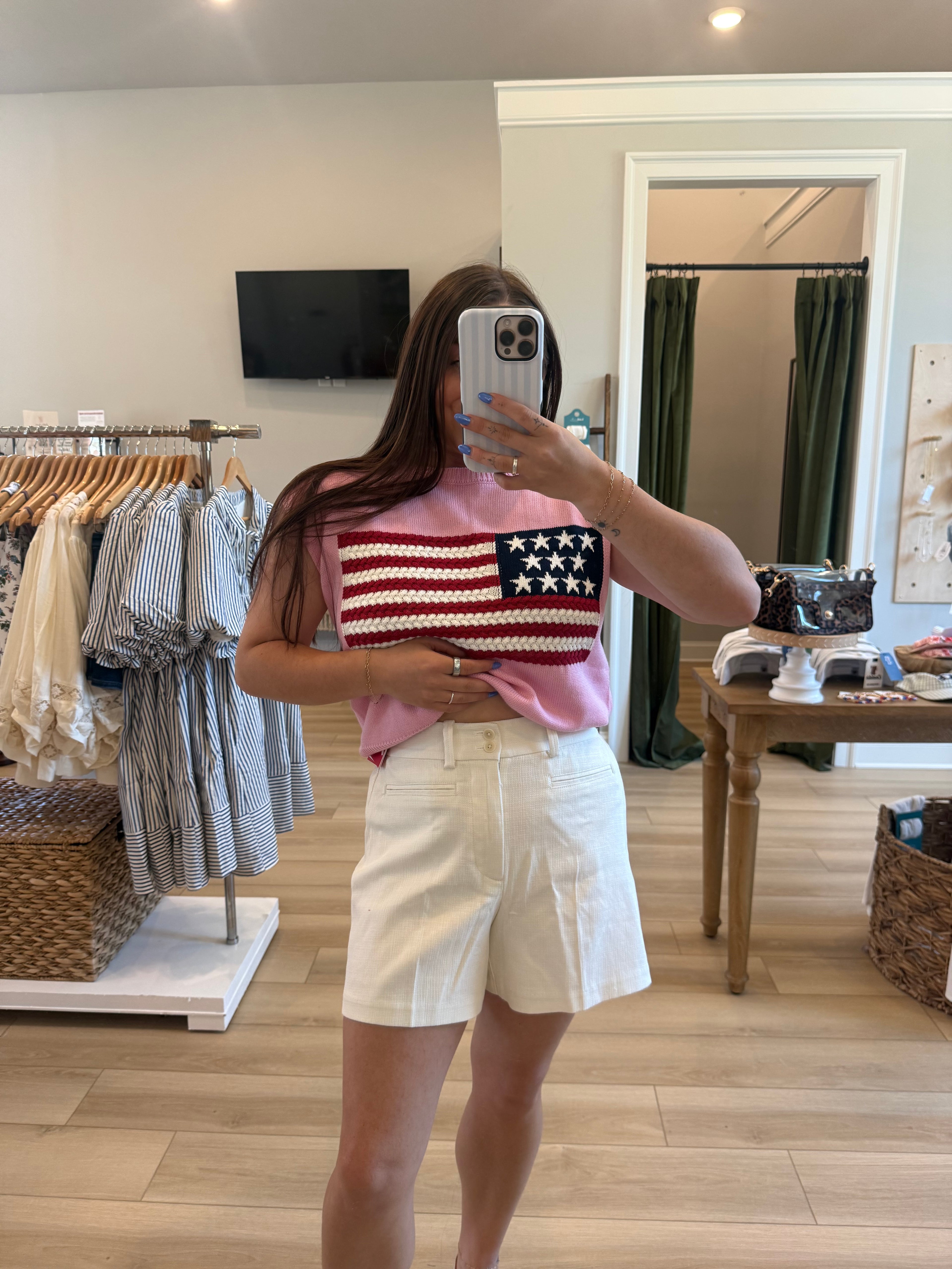 SPANX Cotton Linen Shorts
