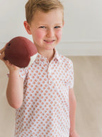 RuffleButts Football Polo