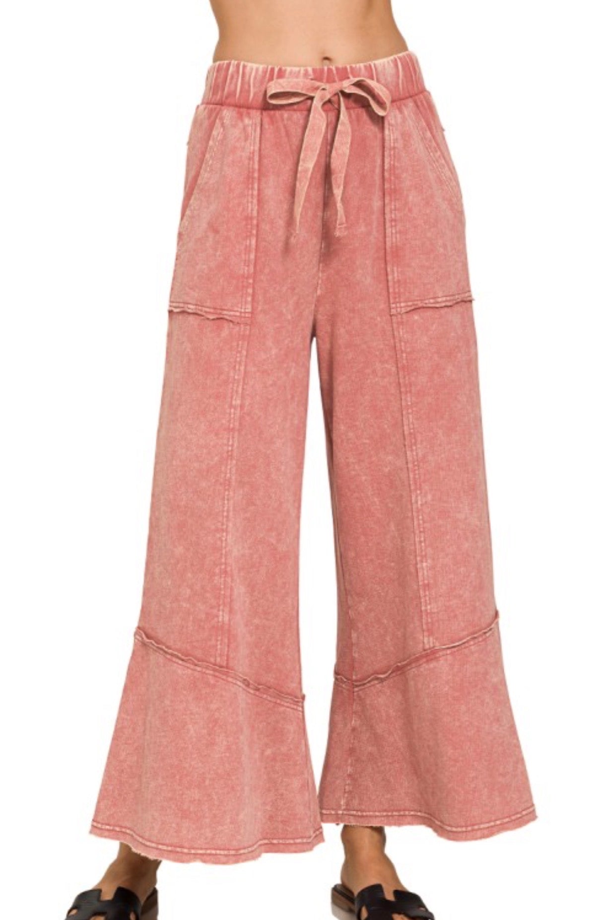 Winter Rose Hem Pants