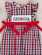 Georgia Smocked Gingham Dress
