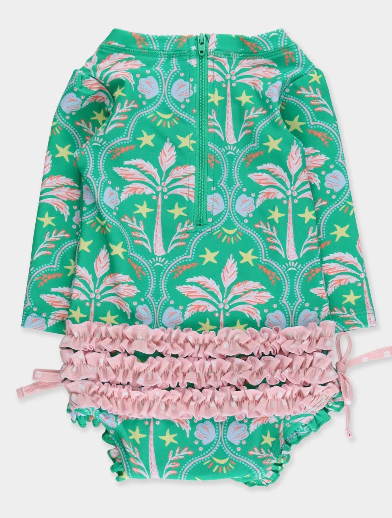 Rufflebutts Cabana Long Sleeve Swim