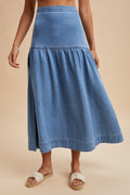 Zoey Maxi Flared Skirt