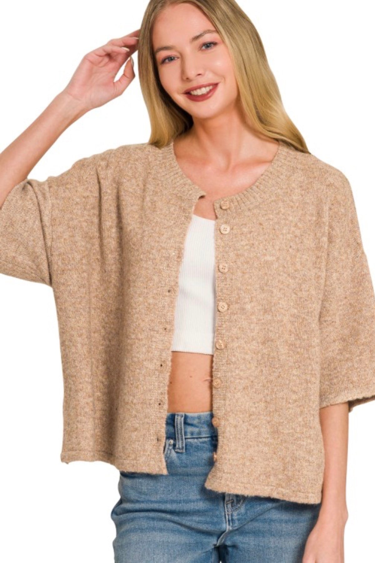 Sloane Cardigan - Mocha