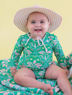 Rufflebutts Cabana Long Sleeve Swim