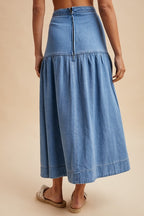 Zoey Maxi Flared Skirt
