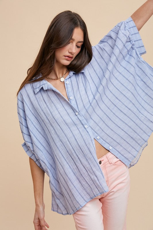 Anna Striped Blouse