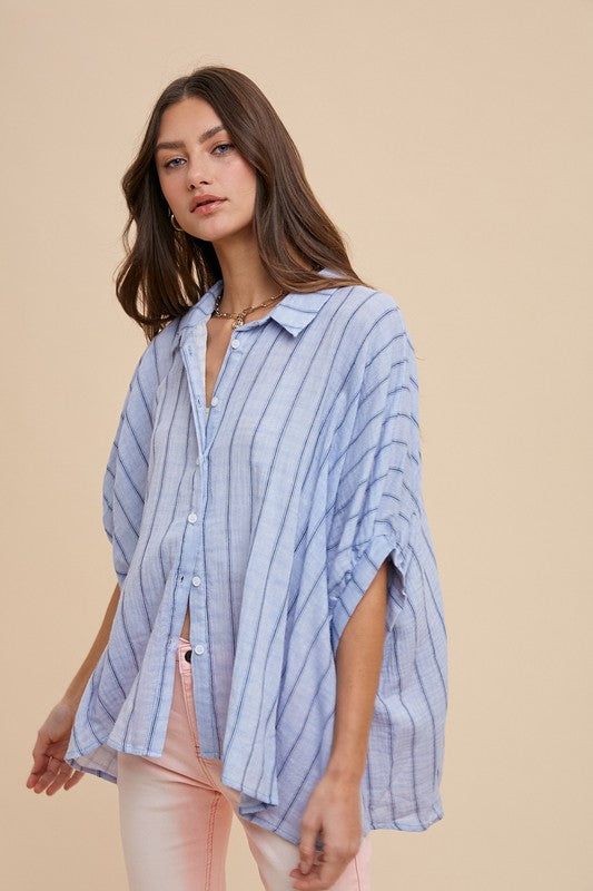 Anna Striped Blouse