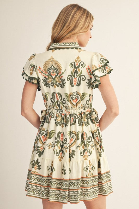 Sage Mini Dress