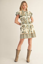 Sage Mini Dress