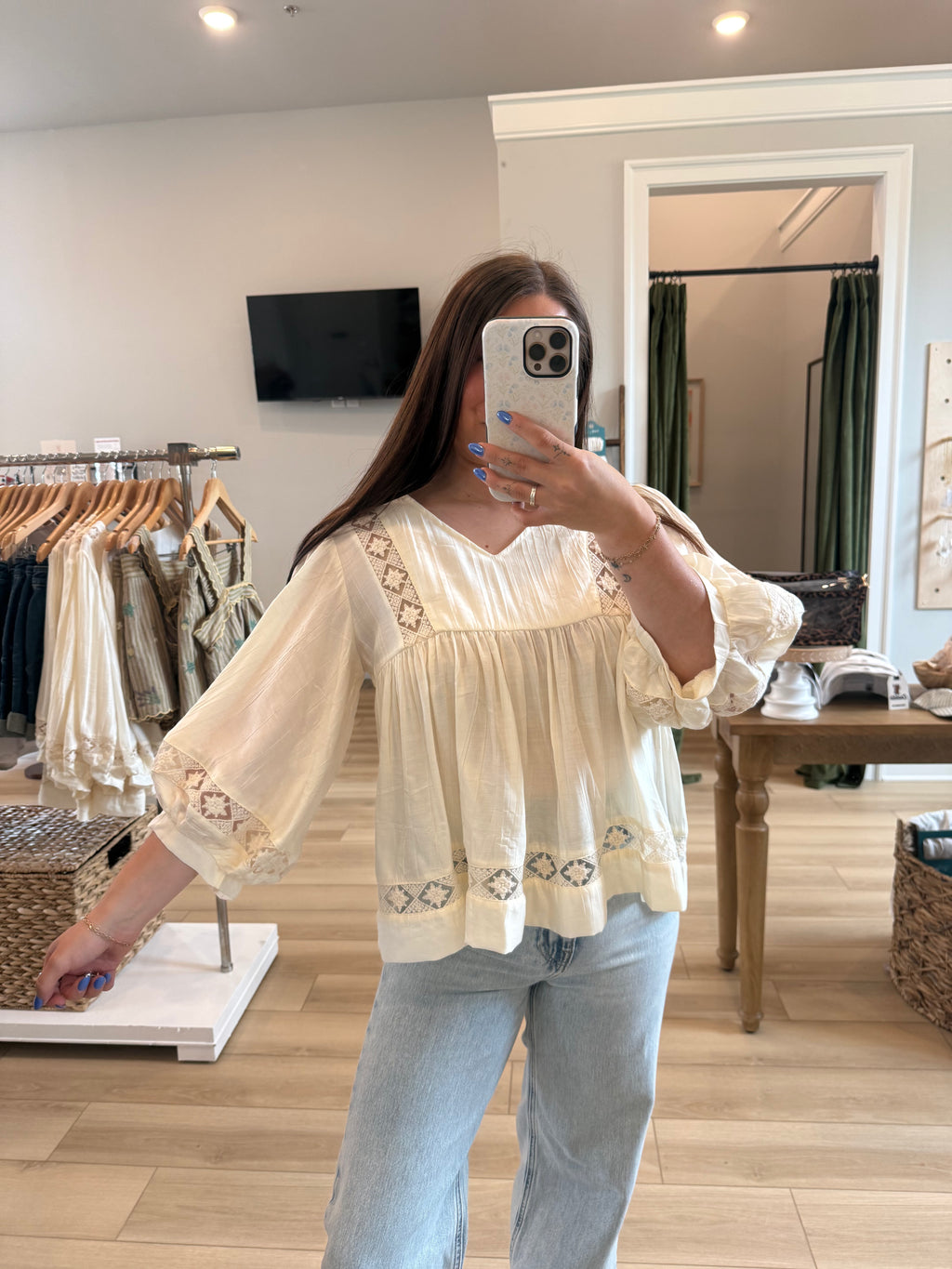 Hallie Crochet Top
