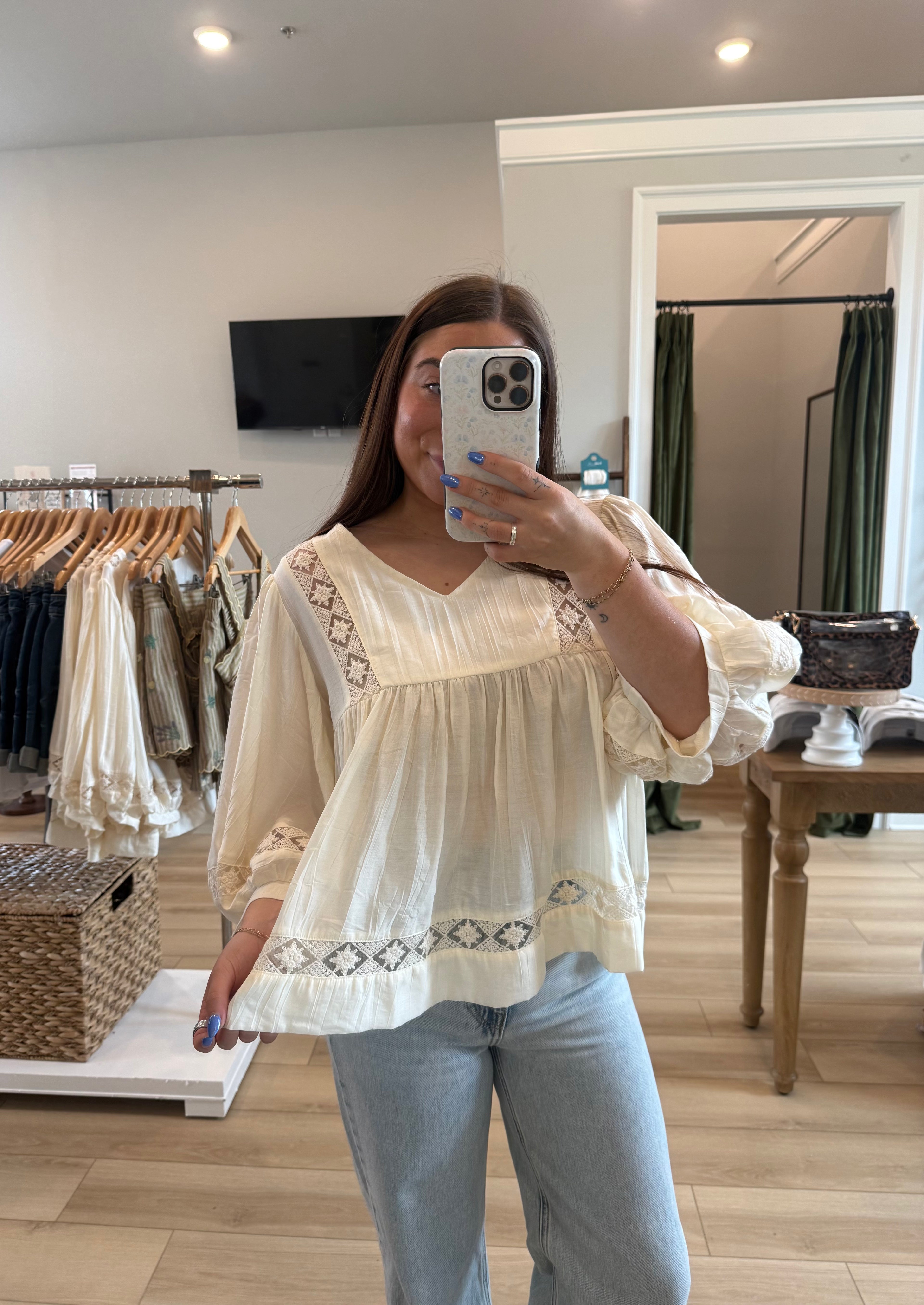 Hallie Crochet Top