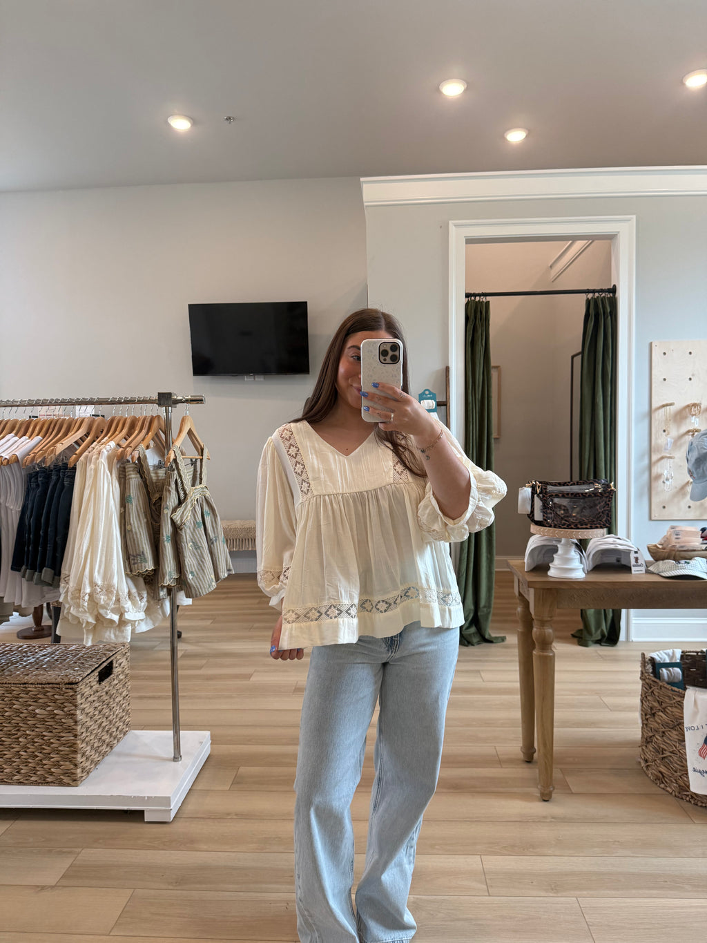 Hallie Crochet Top