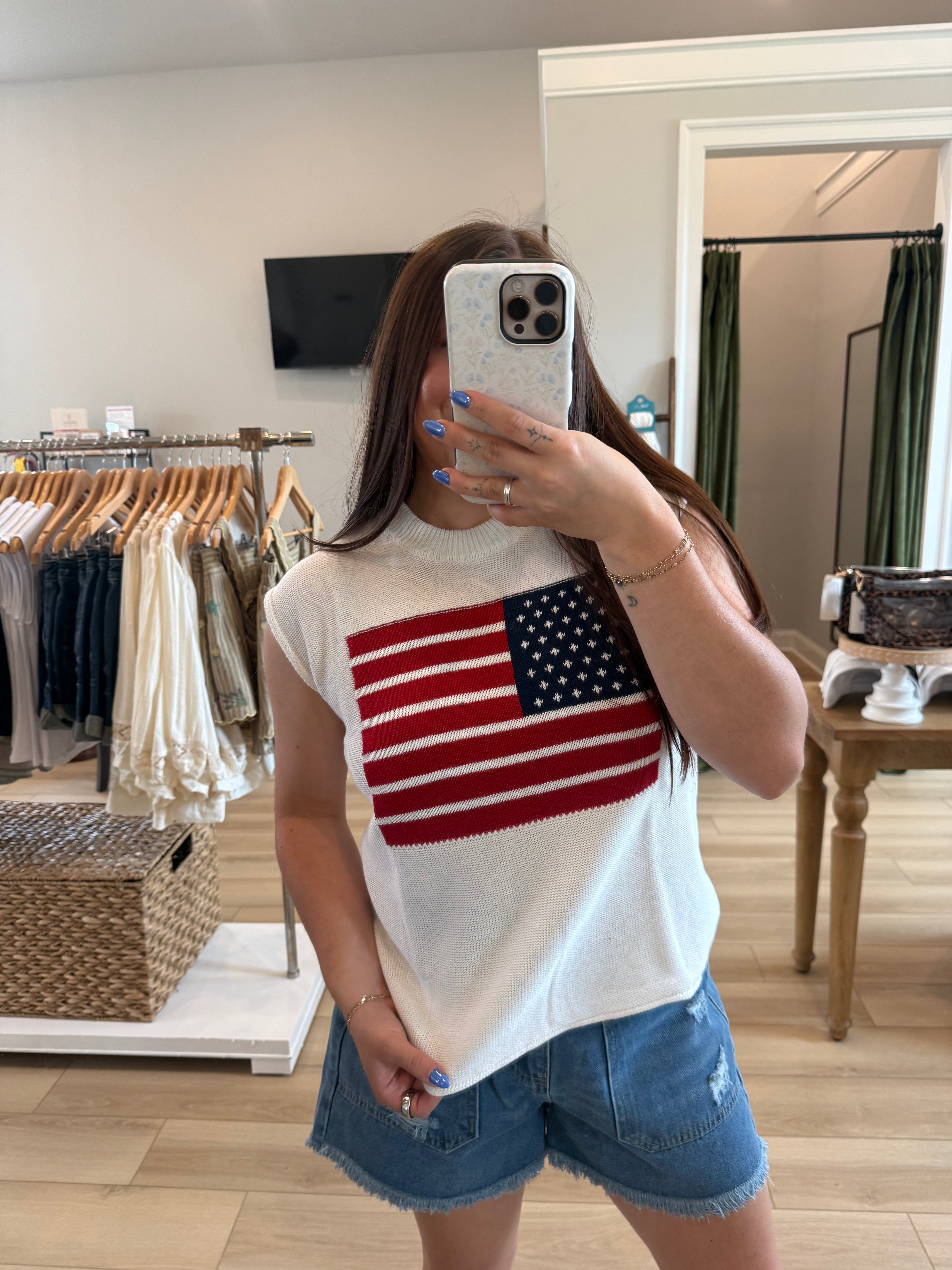 American Girl Flag Tank