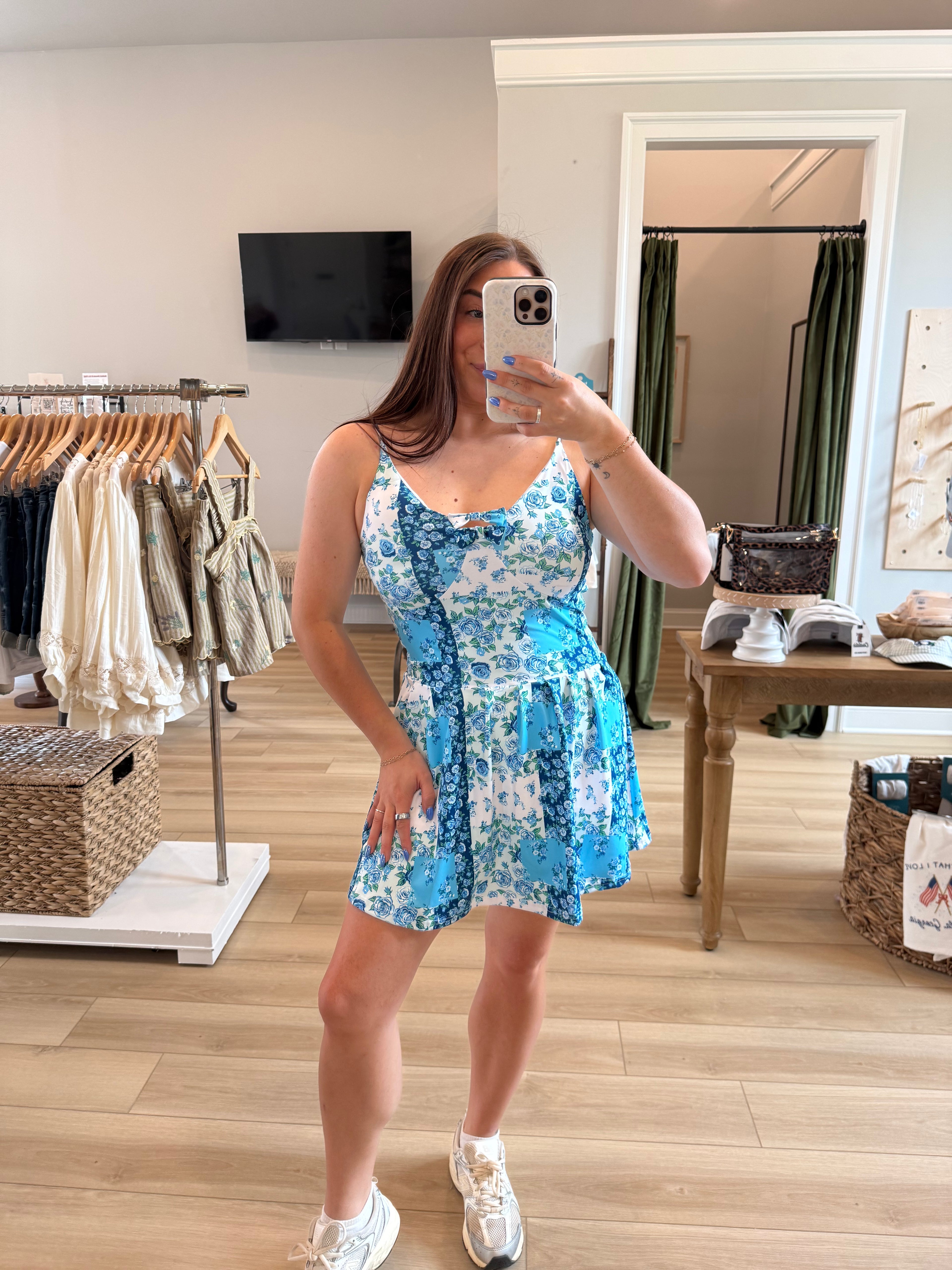 Summer Fun Active Dress Blue