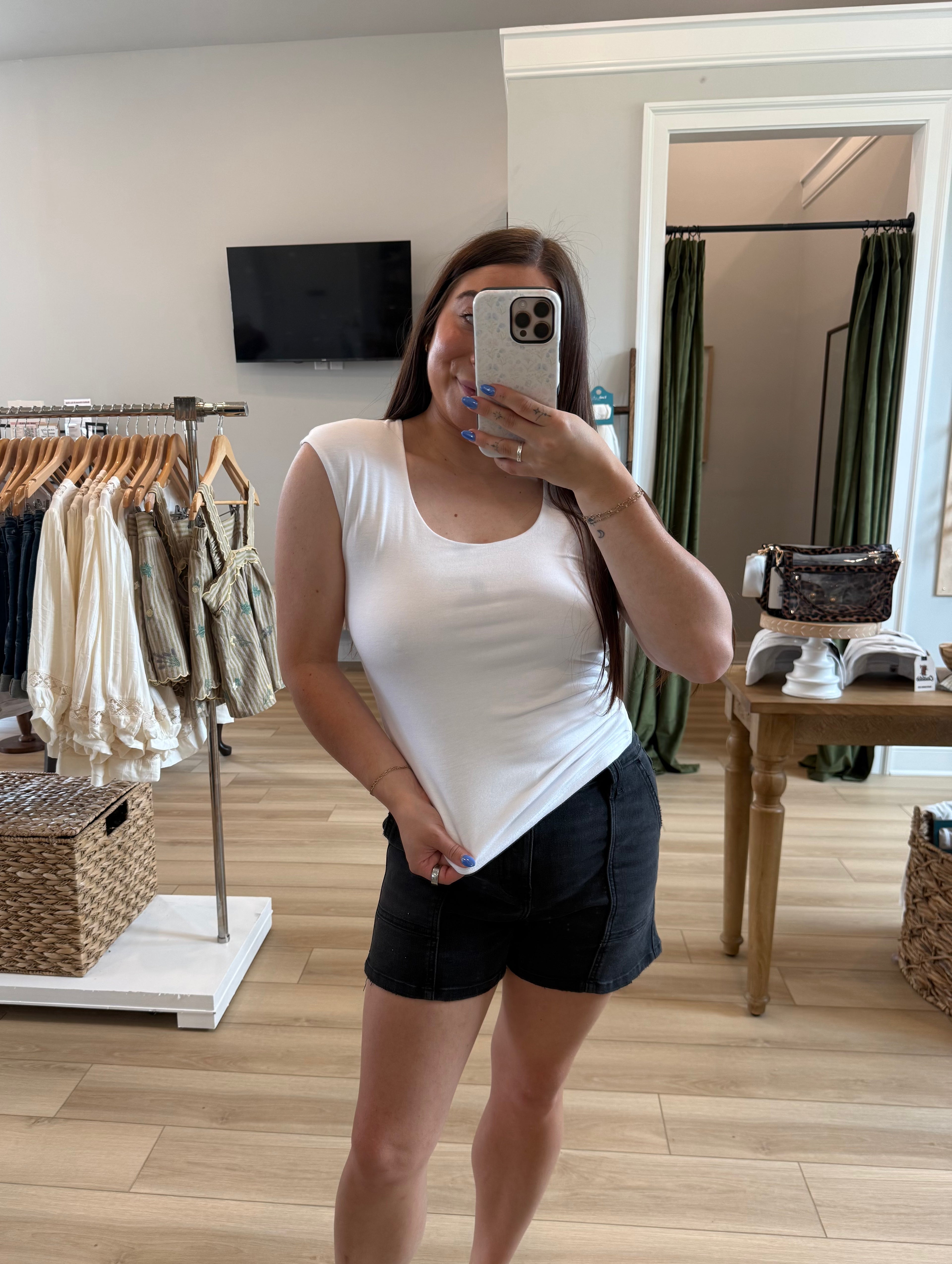 White Layered Top