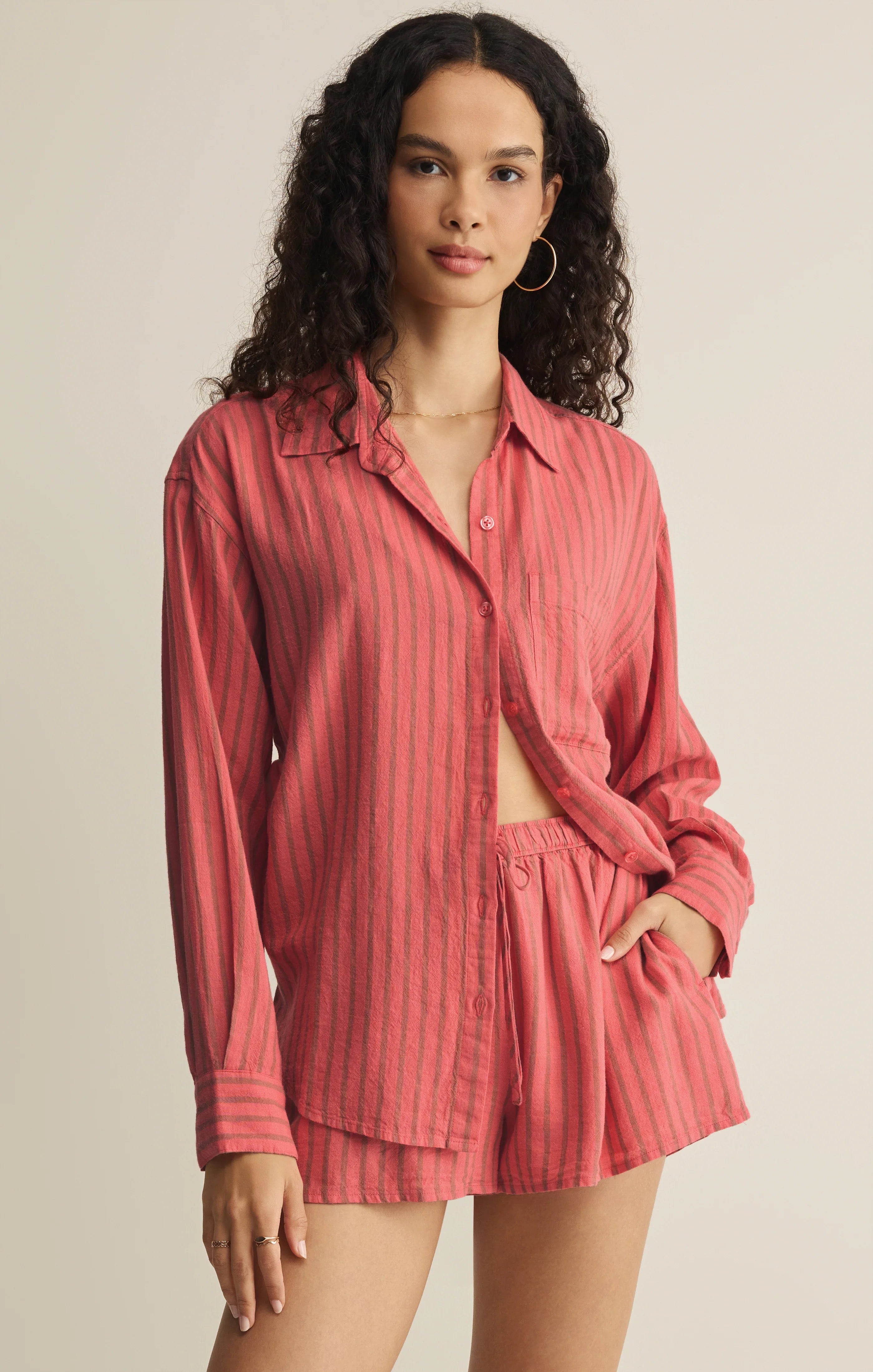 The Perfect Striped Button Up
