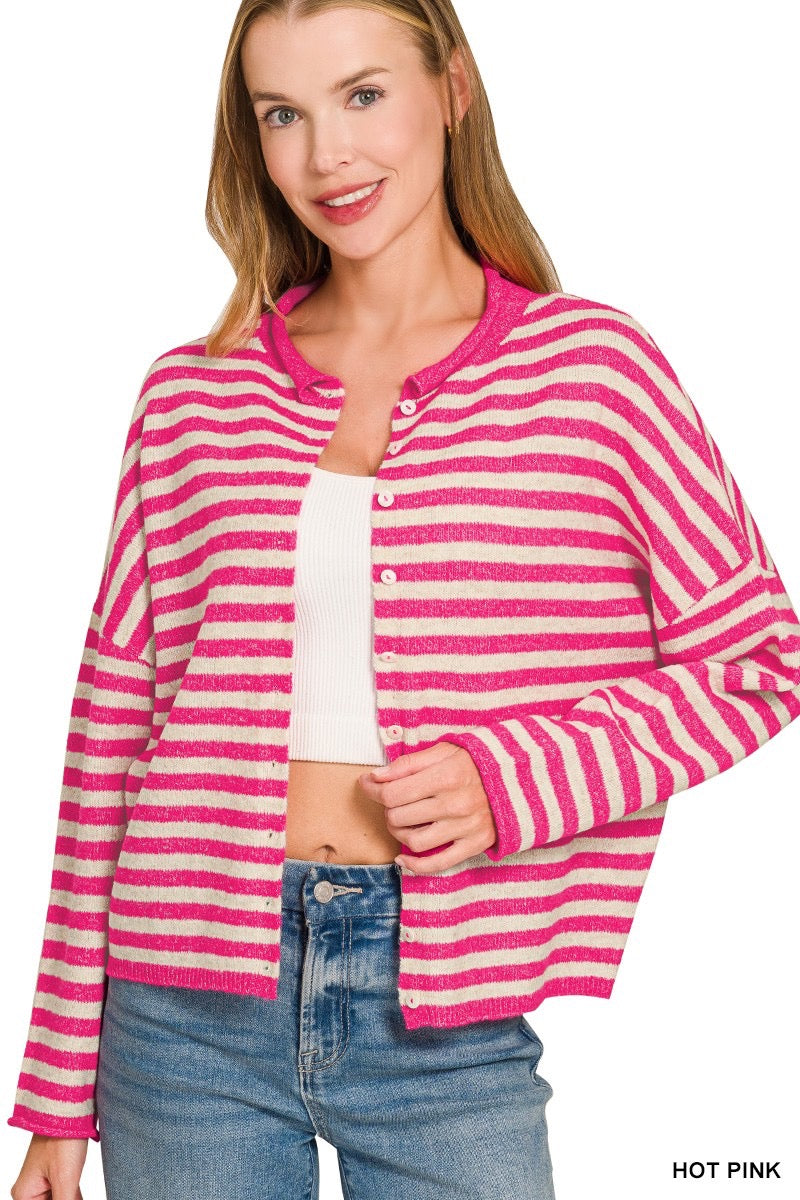 Millie Stripe Cardigan