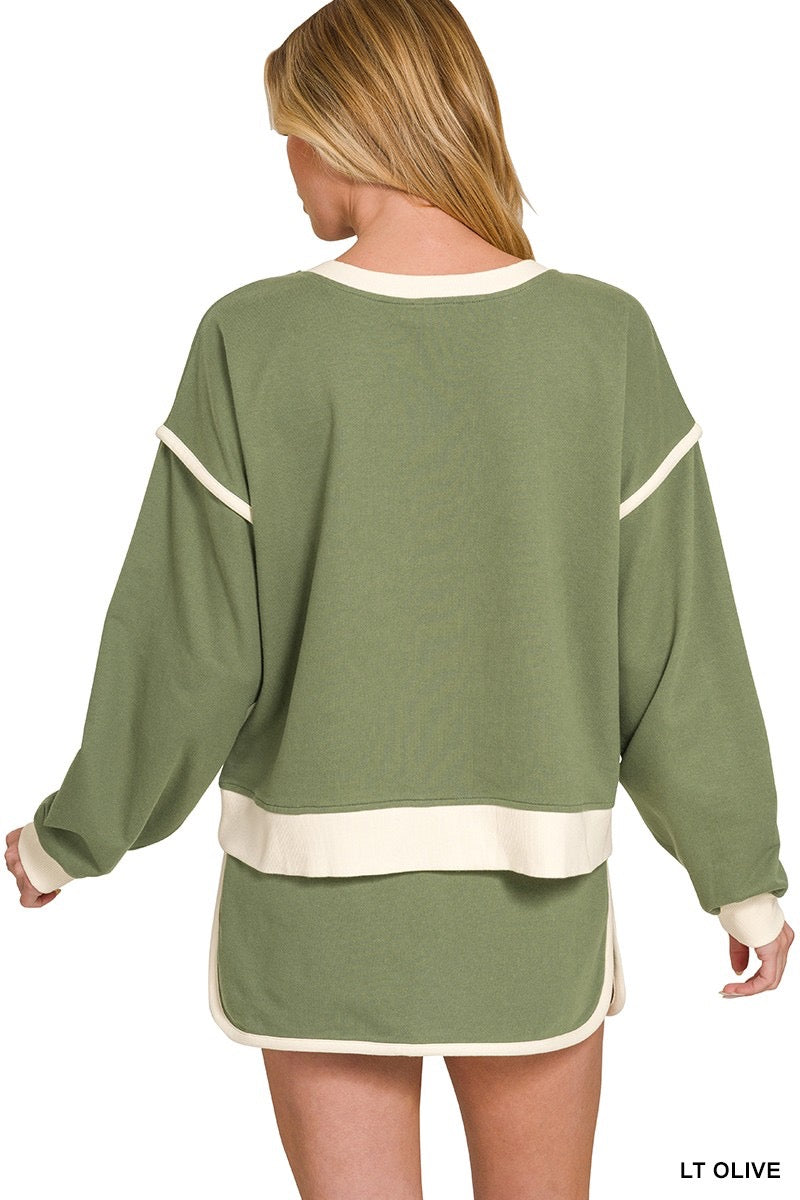 Harper Top Army Green