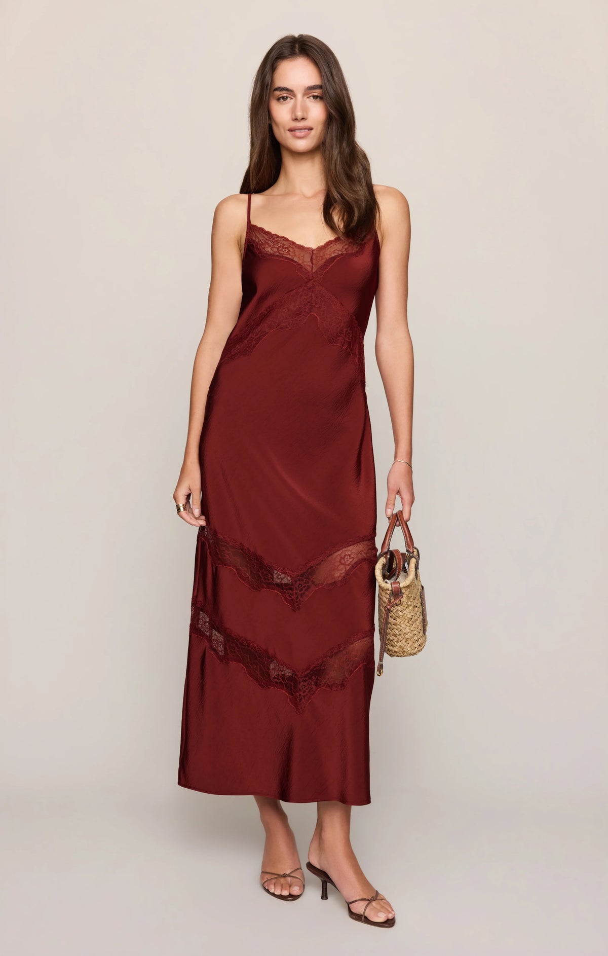 Bruna Lace Inset Midi