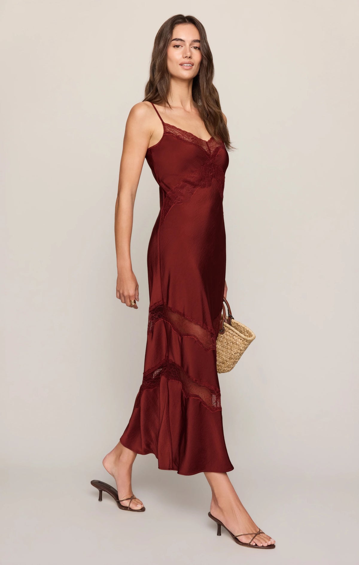 Bruna Lace Inset Midi