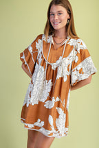 Meadow Bloom Dress - Bronze