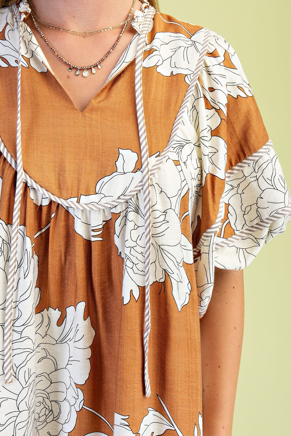 Meadow Bloom Dress - Bronze