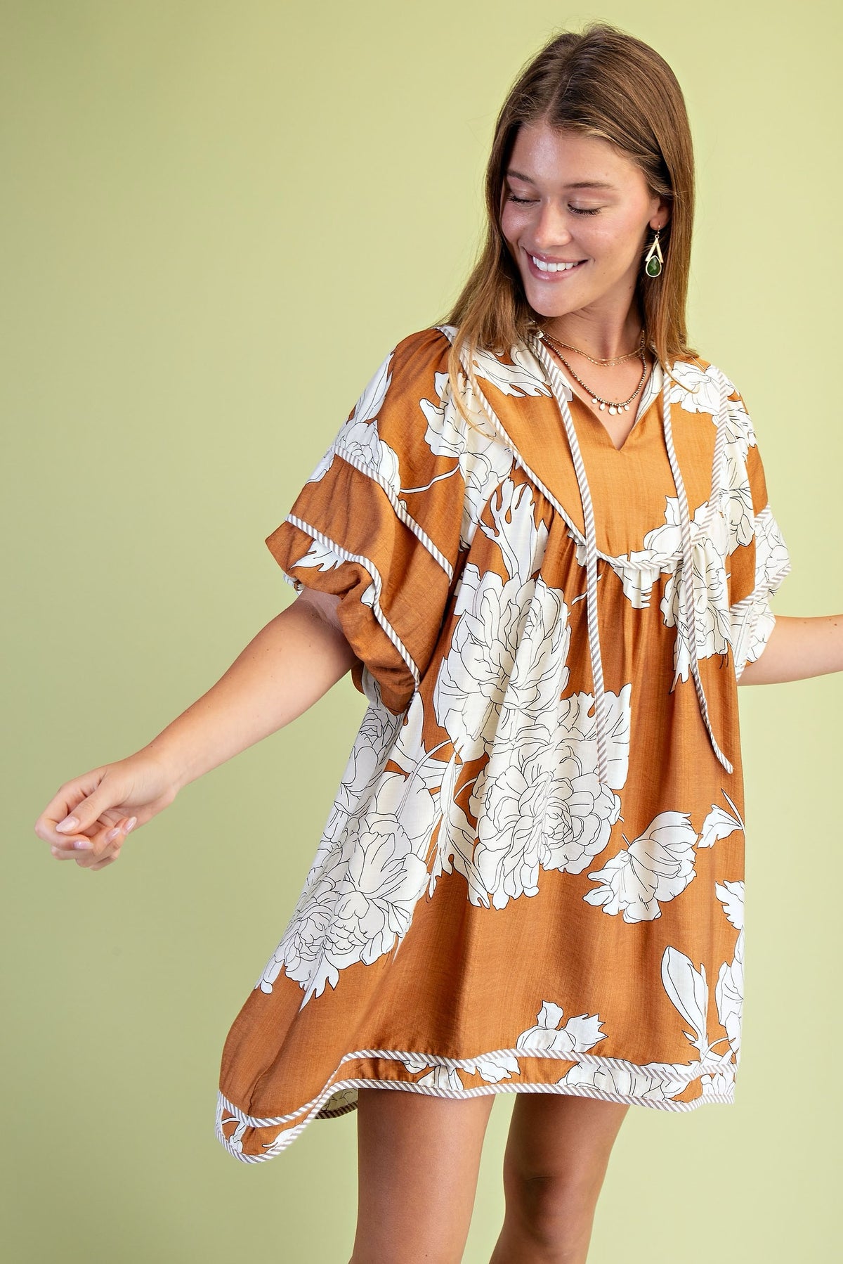 Meadow Bloom Dress - Bronze