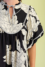 Meadow Bloom Dress - Black