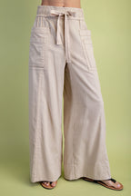 Oakley Linen Pants - Stone