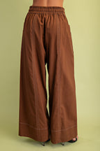Oakley Linen Pants - Walnut