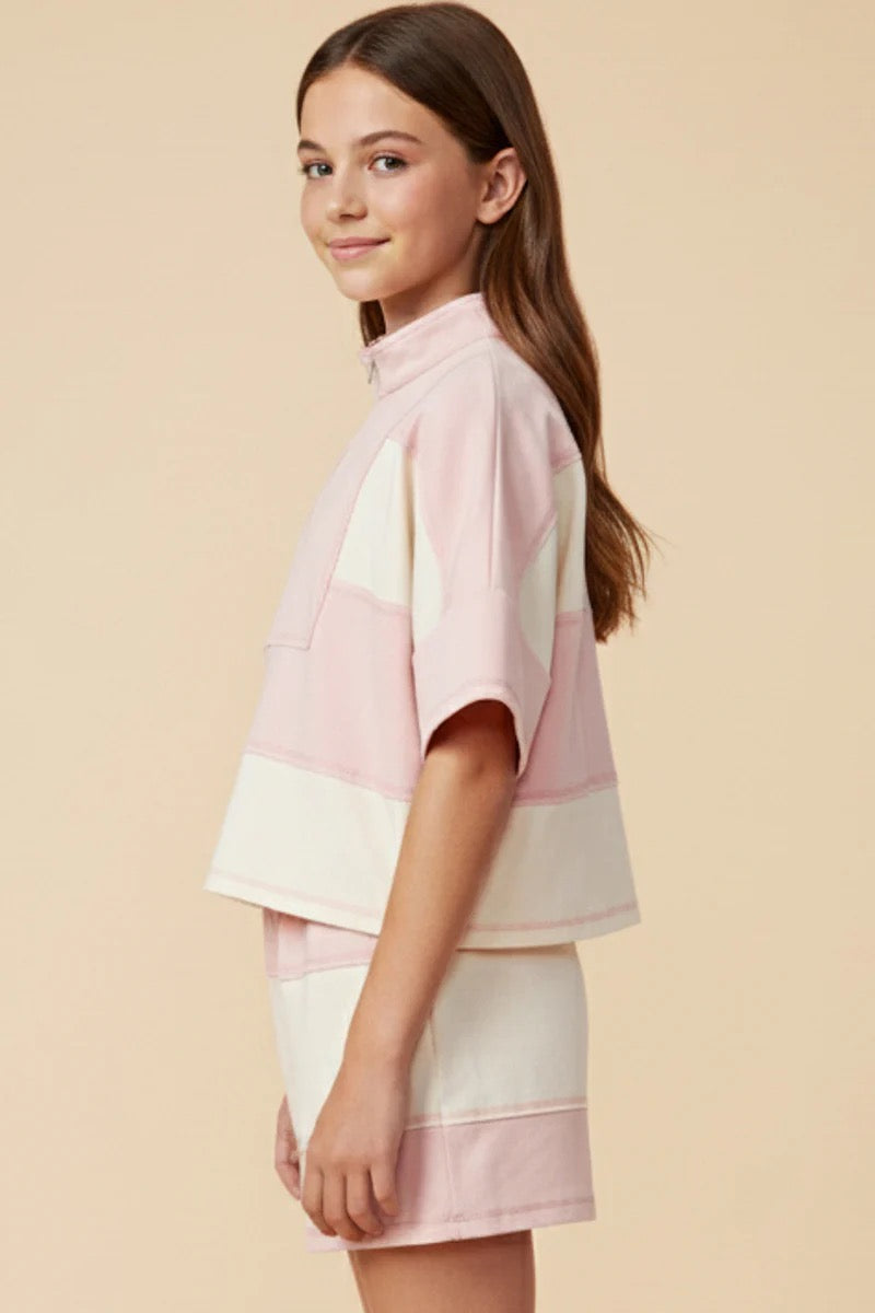 Reese Youth Half Zip Top