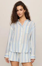 The Perfect Striped Button Up - Skyline